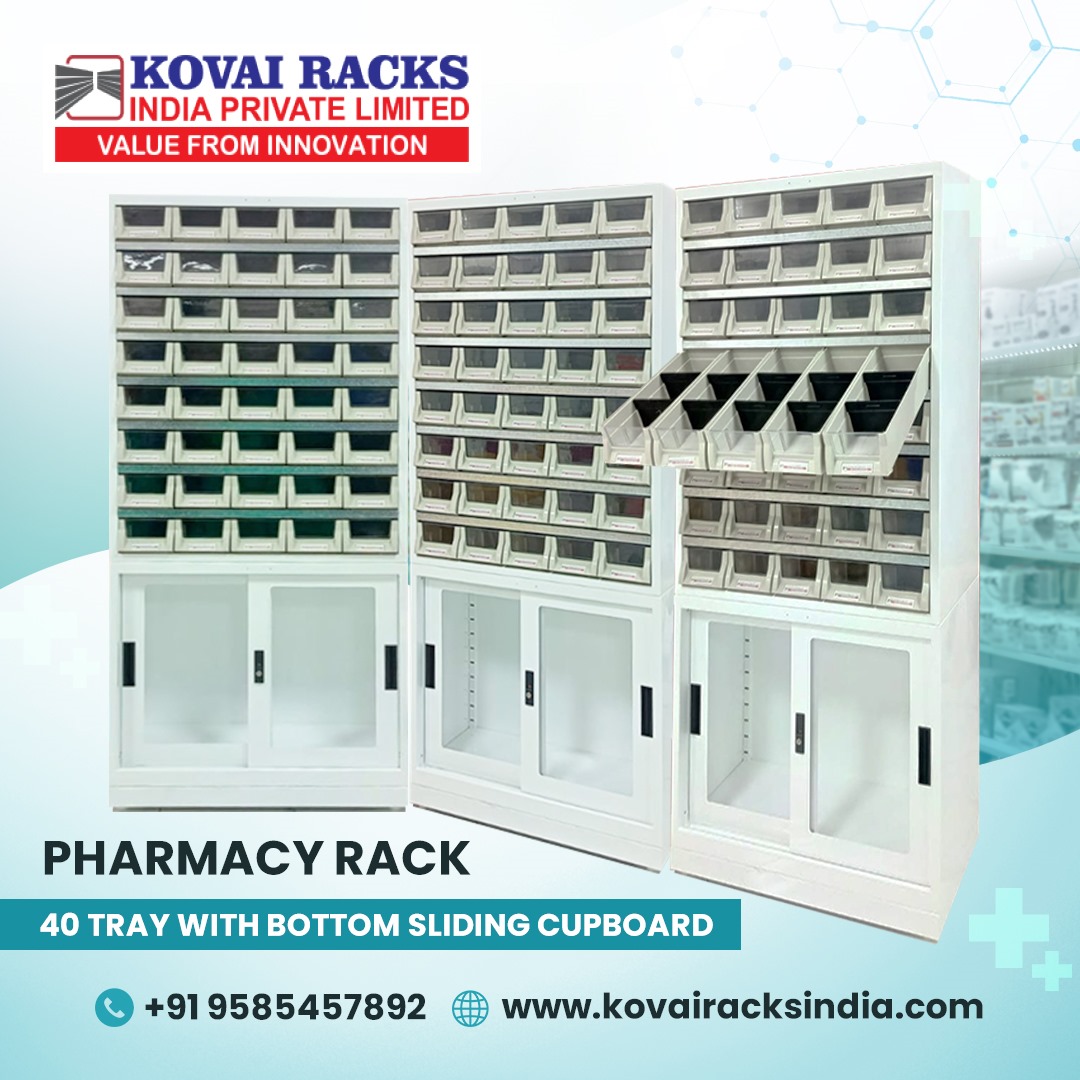  Medical Racks  65 tray 